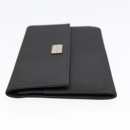 Bvlgari Clutch bag Canvas and Leather, SILVER, CANVAS, Clutche & pouche