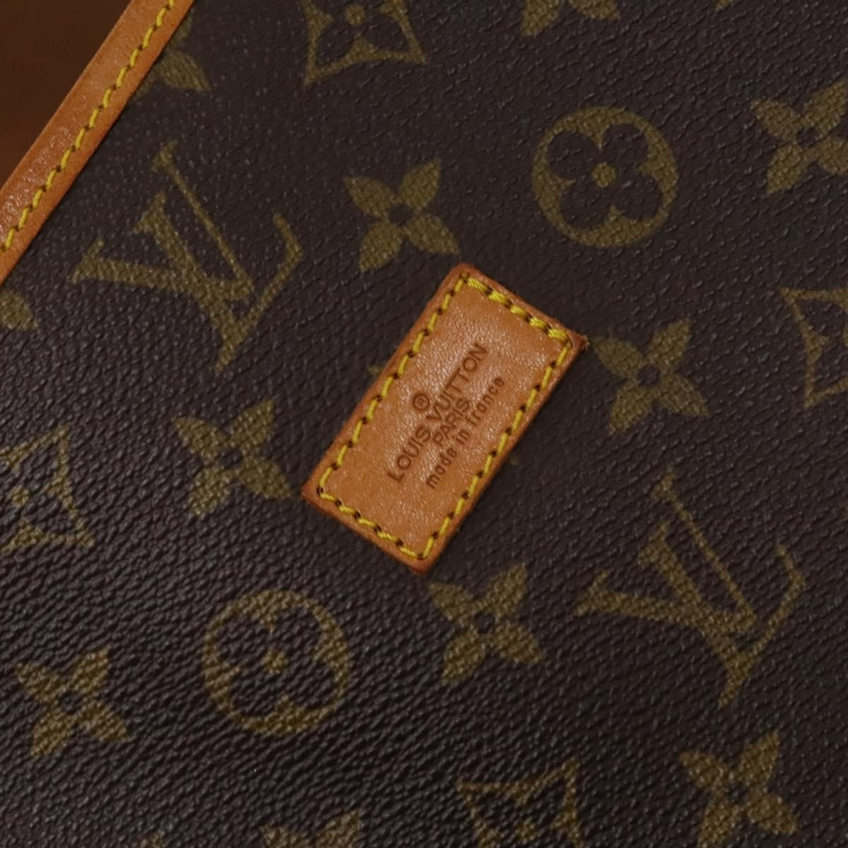 Louis Vuitton Saumur Handbag Monogram Canvas, BROWN, CANVAS, Shoulder bag