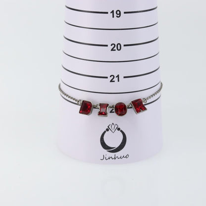 Christian Dior Dio(r)evolution Logo Bracelet Metal with Resin, SILVER, METAL, Bracelet