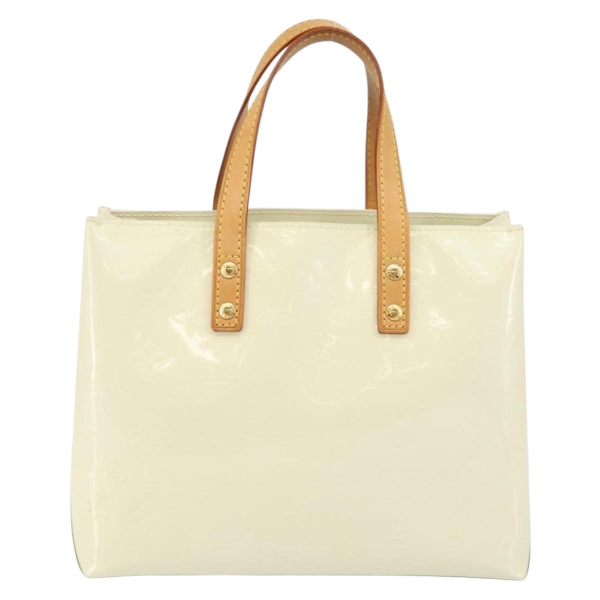 Louis Vuitton Reade Handbag Monogram Vernis, BEIGE, PATENT_LEATHER, Handbag