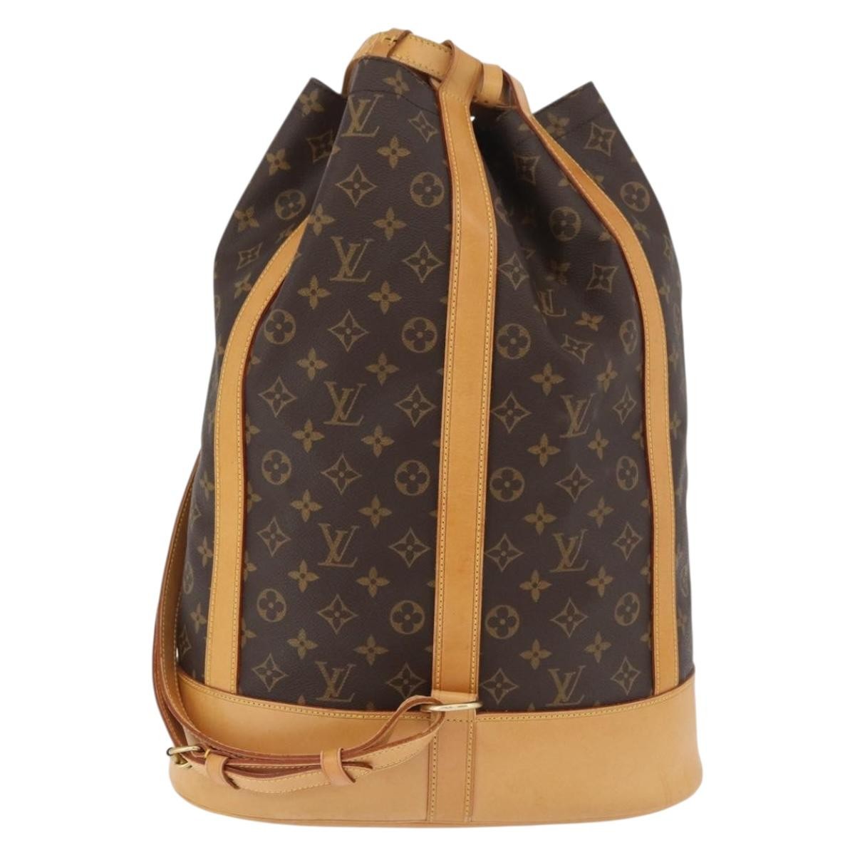 Louis Vuitton Randonnee Backpack Monogram Canvas, Brown, Canvas, Backpack
