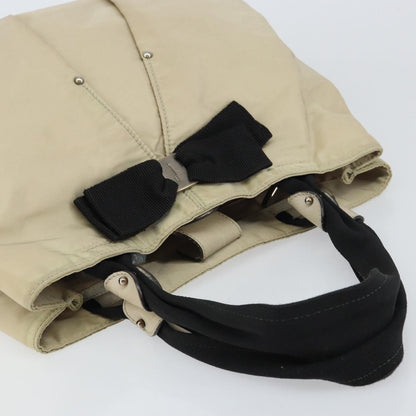 Salvatore Ferragamo Vala Handbag Nylon, BEIGE, NYLON, Handbag