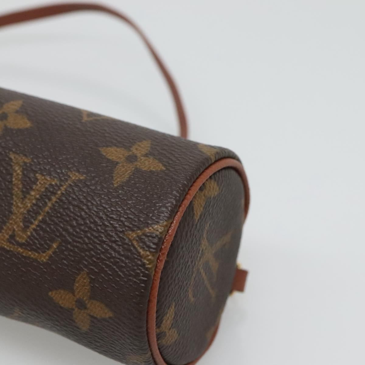 Louis Vuitton Papillon Pochette Monogram Canvas, BROWN, CANVAS, Handbag