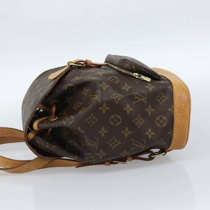 Louis Vuitton Vintage Montsouris Backpack Monogram Canvas, Brown, Canvas, Backpack