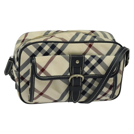 Burberry Nova Check Blue Label Canvas, BEIGE, CANVAS, Travel bag