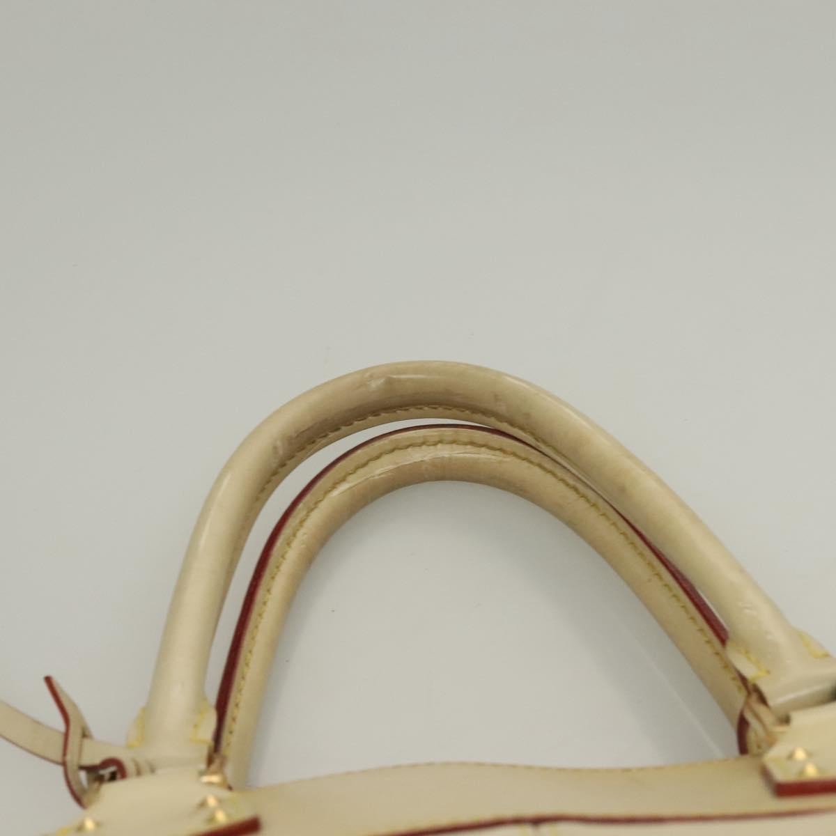 Louis Vuitton Suhali Lockit Handbag Leather, WHITE, LEATHER, Handbag