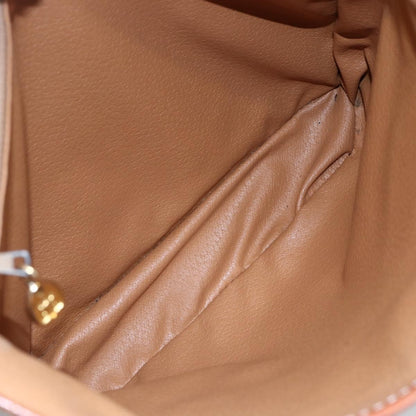 Celine Vintage Macadam Tote bag Canvas, BEIGE, PVC, Tote bag