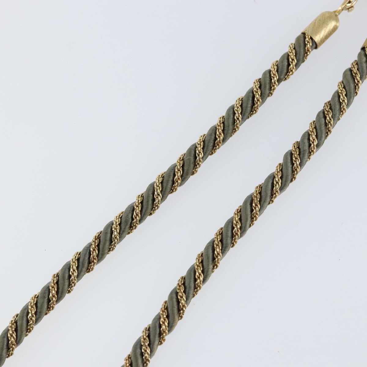 Christian Dior CD Logo necklace Metal, GRAY, METAL, Necklace