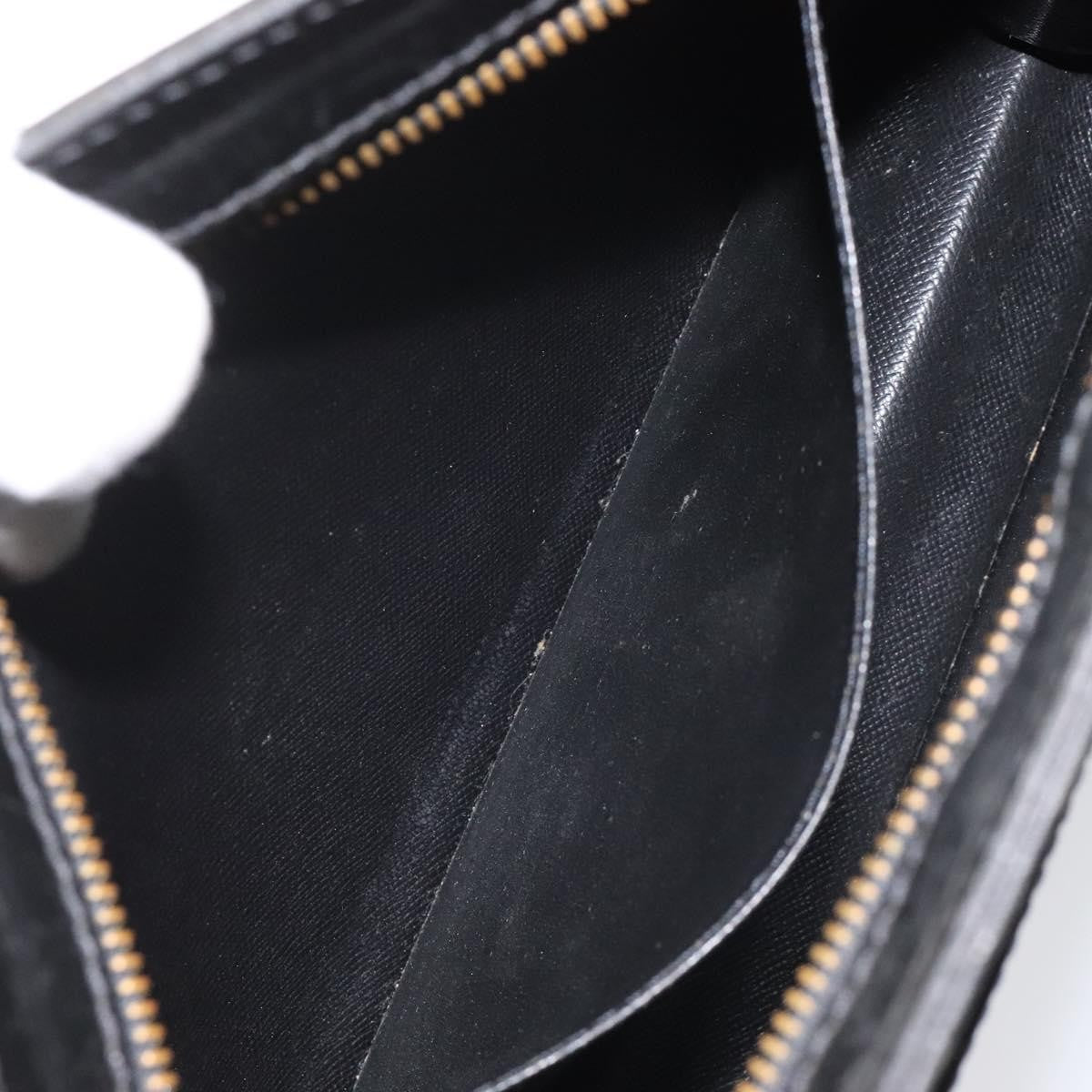 Louis Vuitton Pochette Homme Epi Leather, BLACK, LEATHER, Clutche & pouche