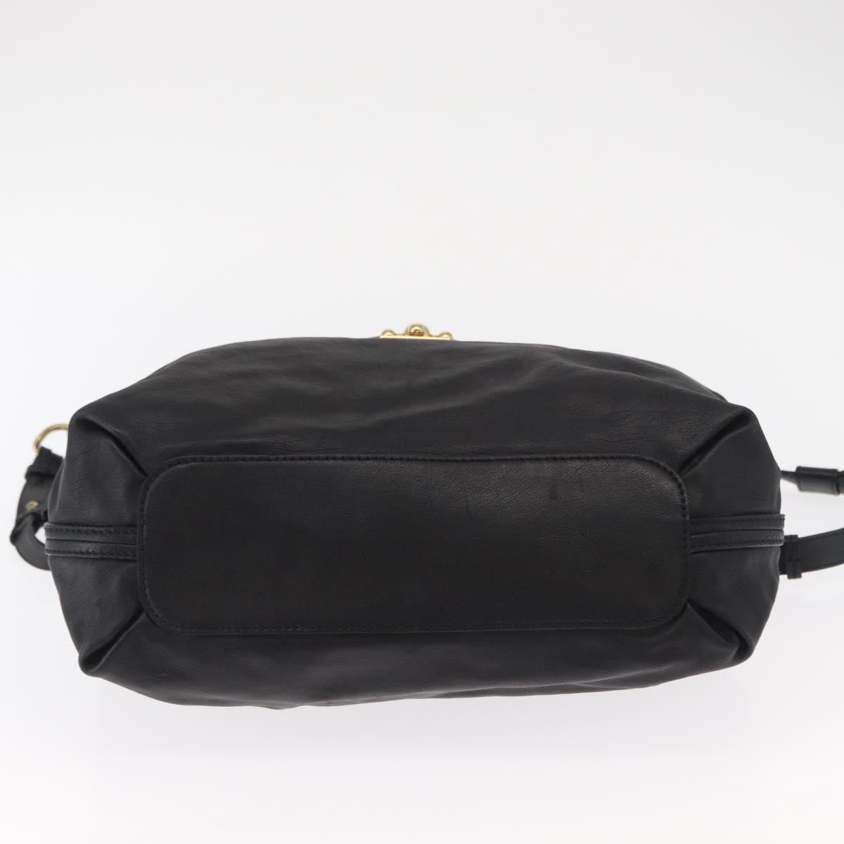 Chloe Elsie Convertible Satchel Leather, BLACK, LEATHER, Handbag