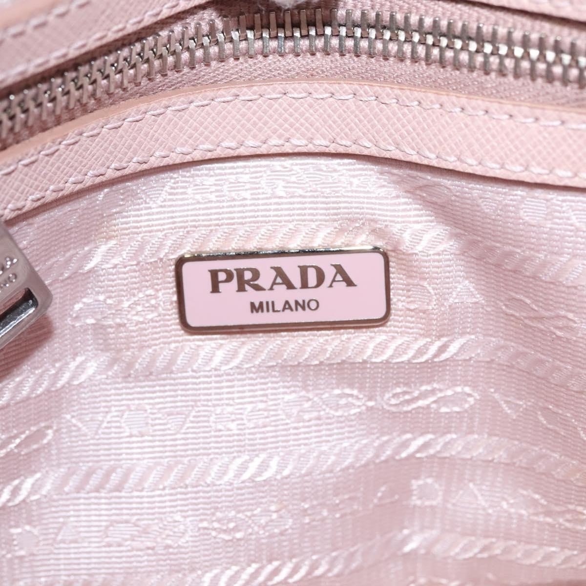Prada Camera Bag Quilted Tessuto, PINK, NYLON, Crossbody bag