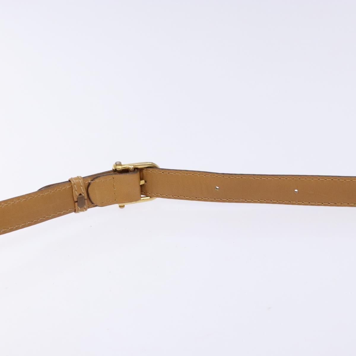 Celine Macadam Shoulder Bag PVC Leather, BEIGE, CANVAS, Shoulder bag