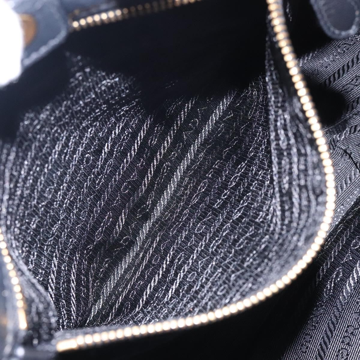 Prada Bow Tote Leather, BLACK, LEATHER, Handbag