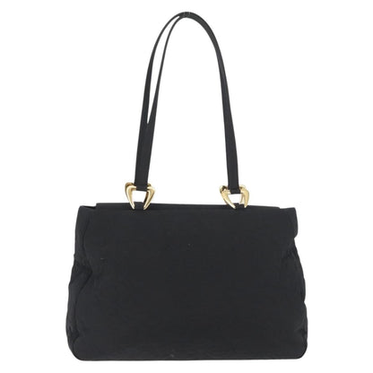 Saint Laurent Vintage Shoulder Bag Nylon, BLACK, NYLON, Tote bag