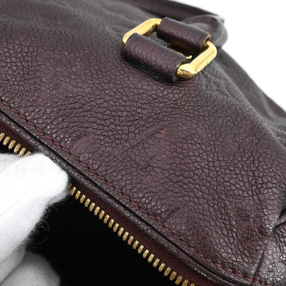 Louis Vuitton Speedy Bandouliere Bag Monogram Empreinte Leather, PURPLE, LEATHER, Handbag