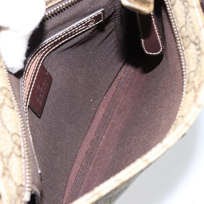 Gucci Flat Messenger Bag GG Canvas, BEIGE, CANVAS, Shoulder bag