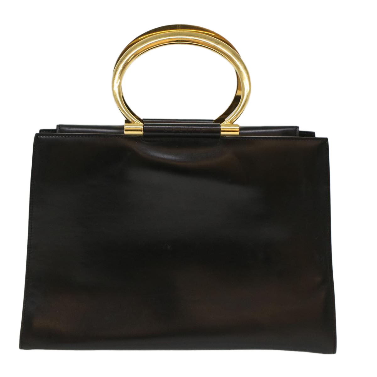 Celine Handbag Leather, BLACK, LEATHER, Handbag