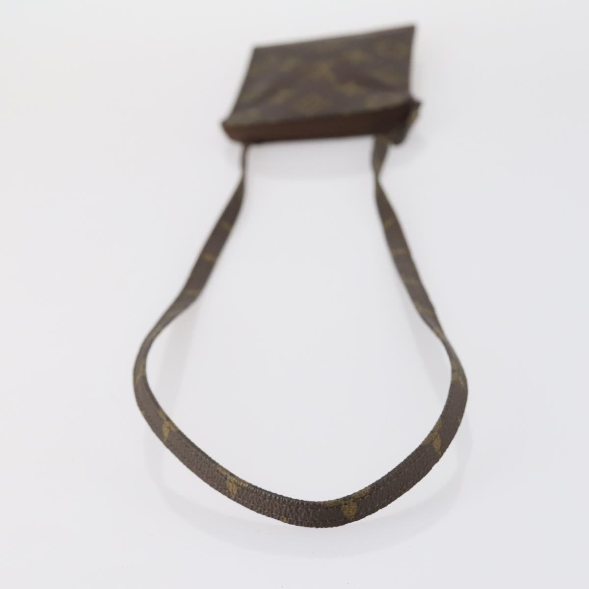 Louis Vuitton Pochette Secret Monogram canvas, BROWN, CANVAS, Clutche & pouche