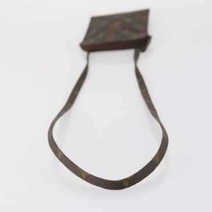 Louis Vuitton Pochette Secret Monogram canvas, BROWN, CANVAS, Clutche & pouche