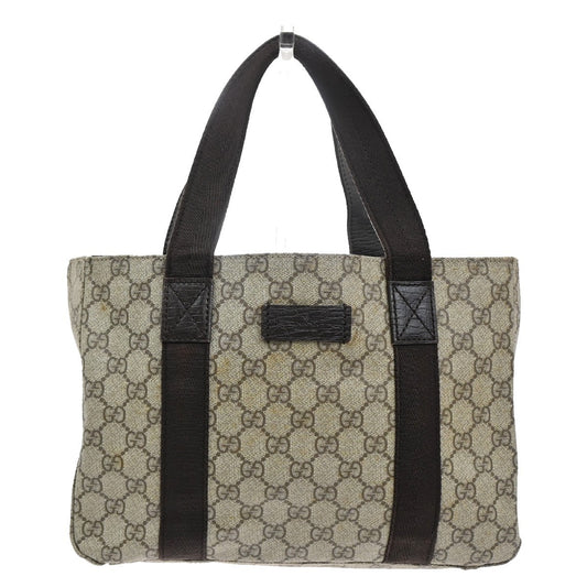 Gucci Belted Tote GG Coated Canvas, BROWN, CANVAS, Tote bag