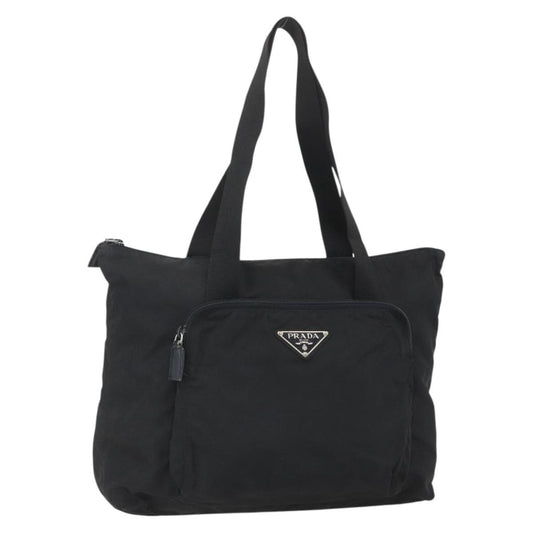 Prada Vintage Tote Tessuto, BLACK, NYLON, Tote bag