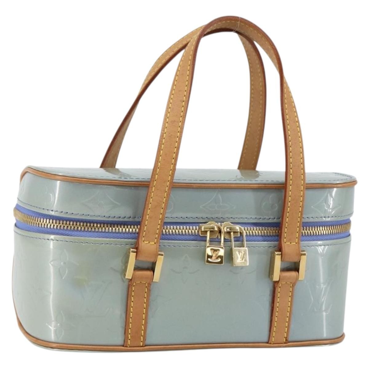 Louis Vuitton Sullivan Horizontal Bag Monogram Vernis, BLUE, PATENT_LEATHER, Handbag