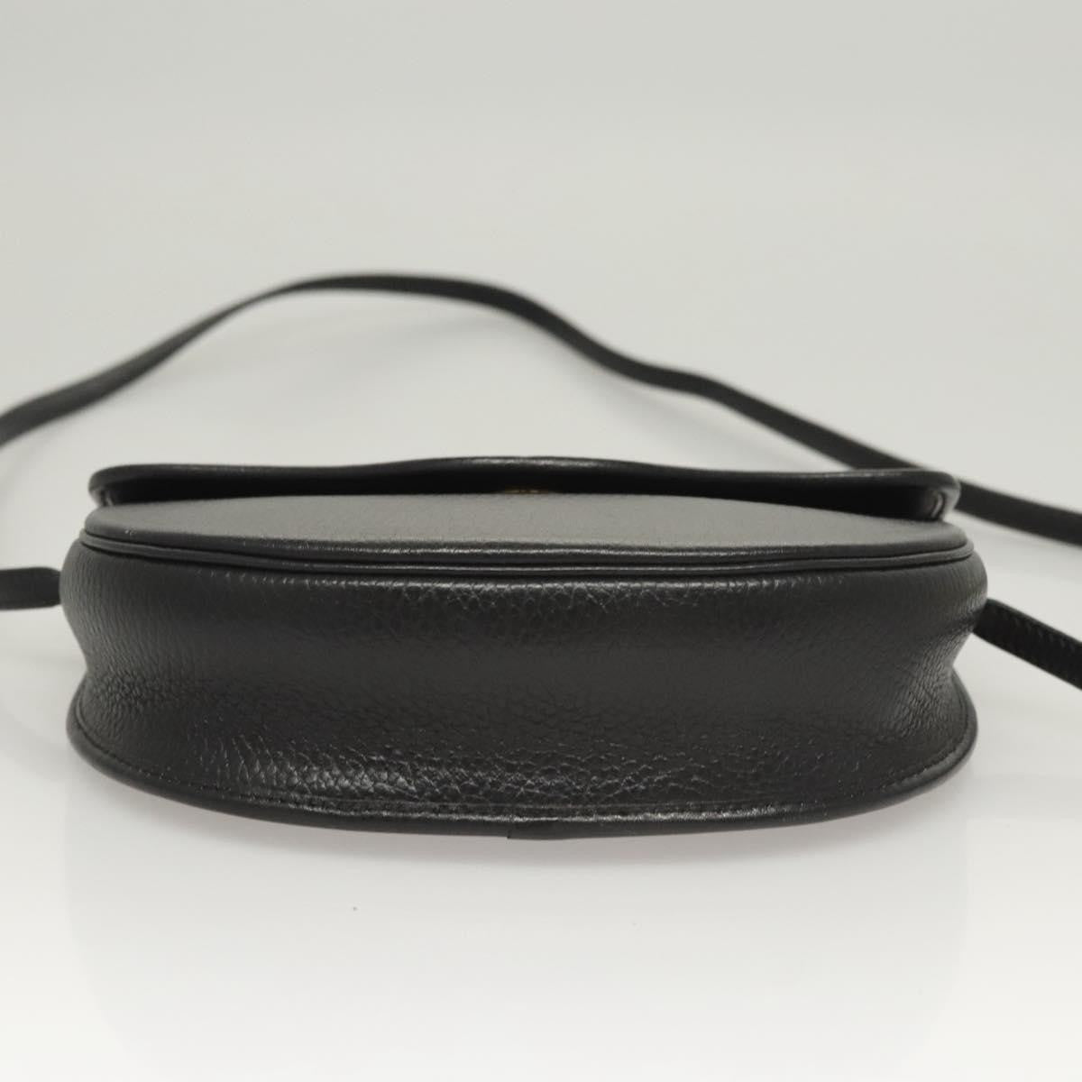 Christian Dior CD Shoulder bag Leather, BLACK, LEATHER, Shoulder bag