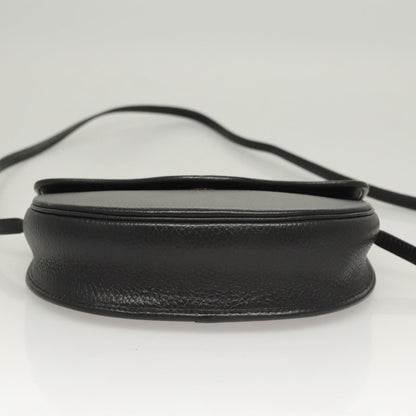 Christian Dior CD Shoulder bag Leather, BLACK, LEATHER, Shoulder bag
