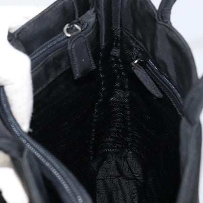 Prada Vintage Tote Nylon, BLACK, NYLON, Tote bag