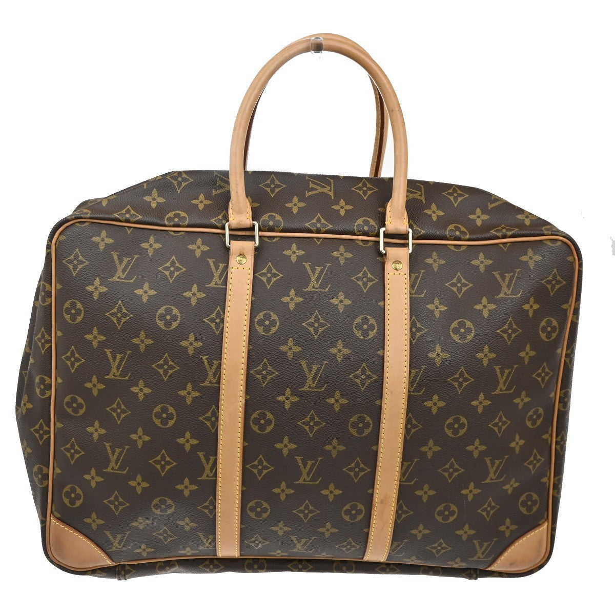 Louis Vuitton Sirius Handbag Monogram Canvas, BROWN, CANVAS, Travel bag