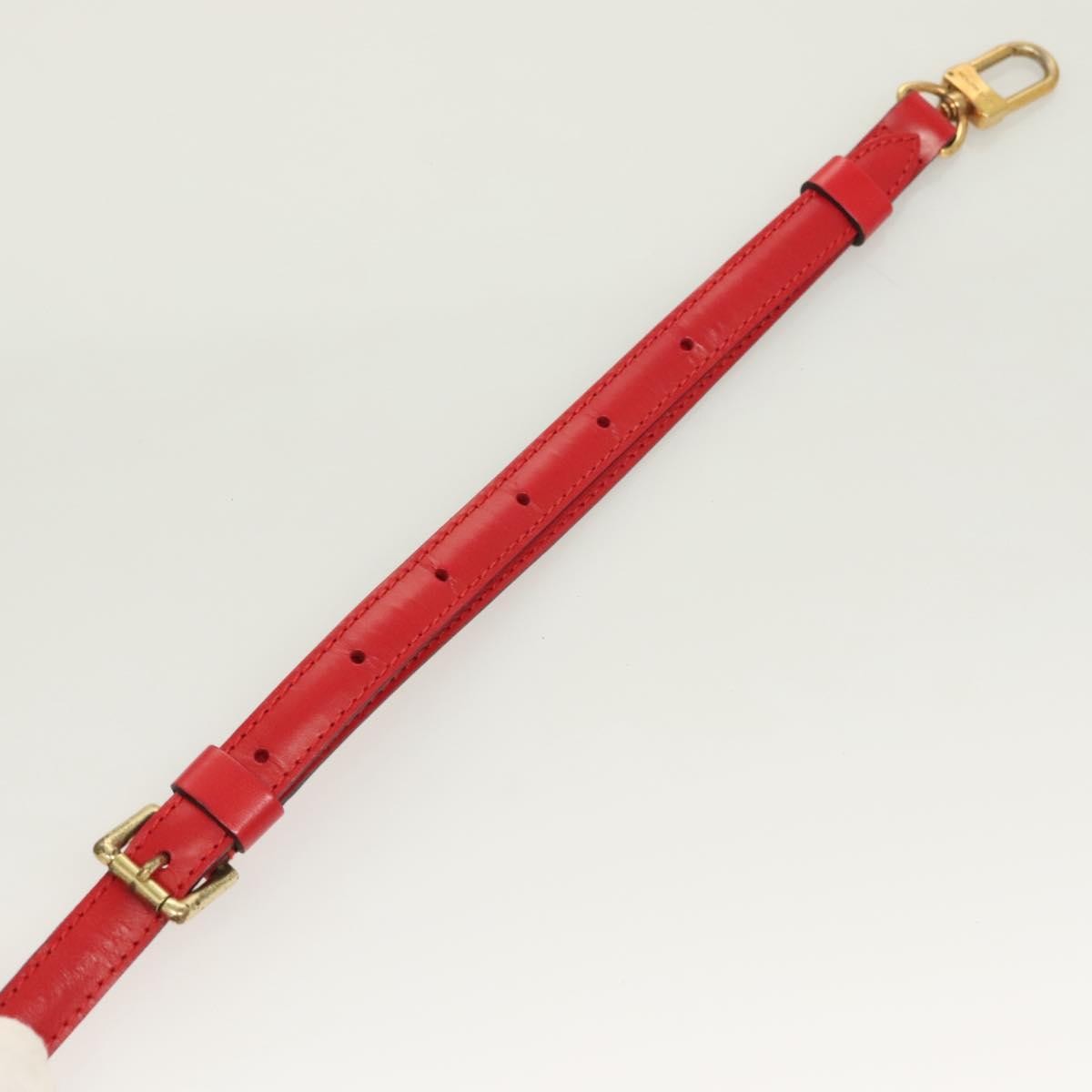 Louis Vuitton Adjustable Shoulder Strap Epi Leather, RED, LEATHER, Straps