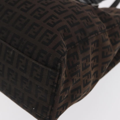 Fendi Zucca Tote bag Canvas, BROWN, CANVAS, Tote bag