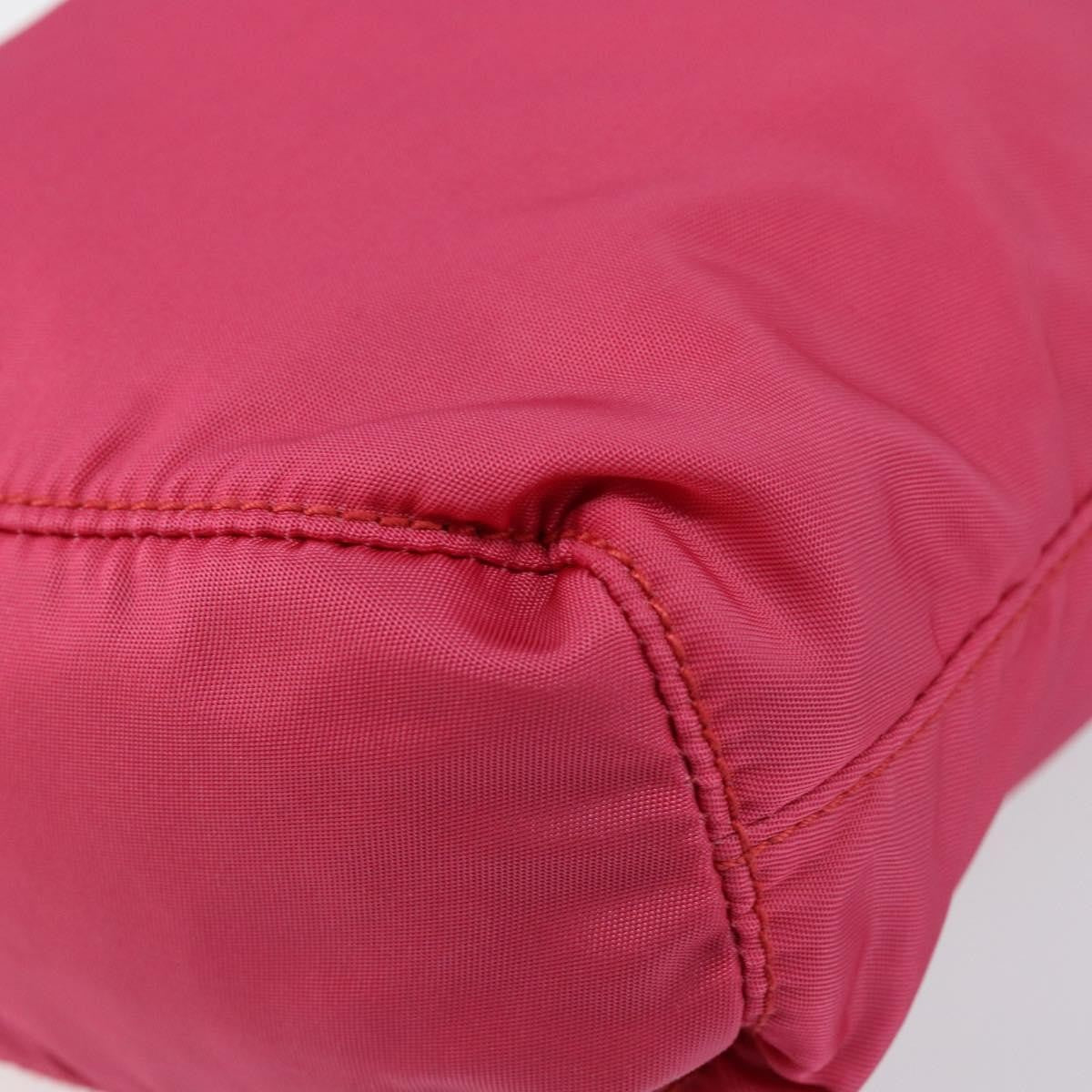 Prada Drawstring Wristlet Bucket Bag Tessuto, PINK, NYLON, Clutche & pouche