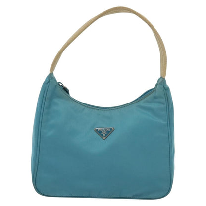 Prada Hobo Tessuto, BLUE, NYLON, Handbag
