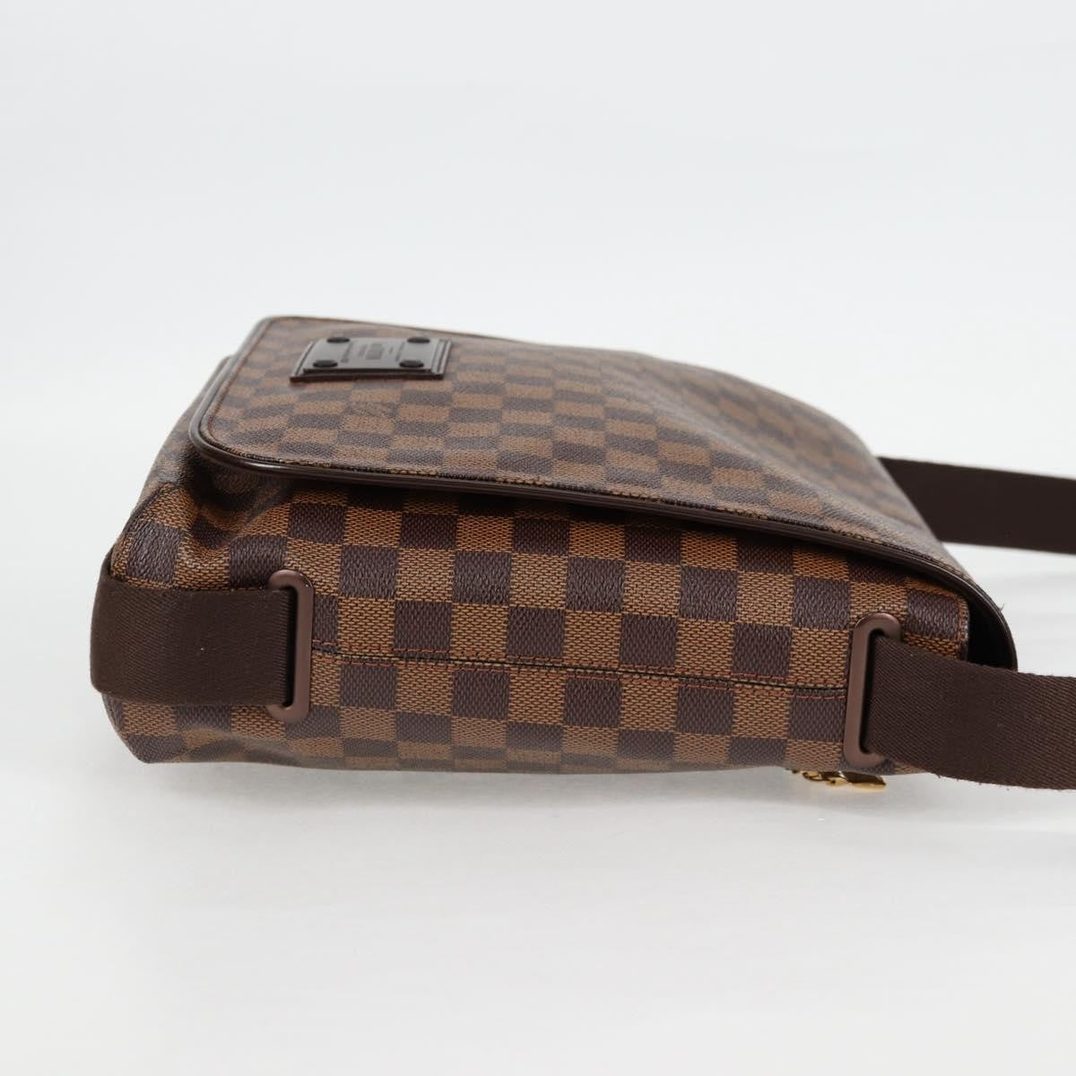 Louis Vuitton Brooklyn Handbag Damier, BROWN, CANVAS, Handbag