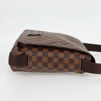 Louis Vuitton Brooklyn Handbag Damier, BROWN, CANVAS, Handbag