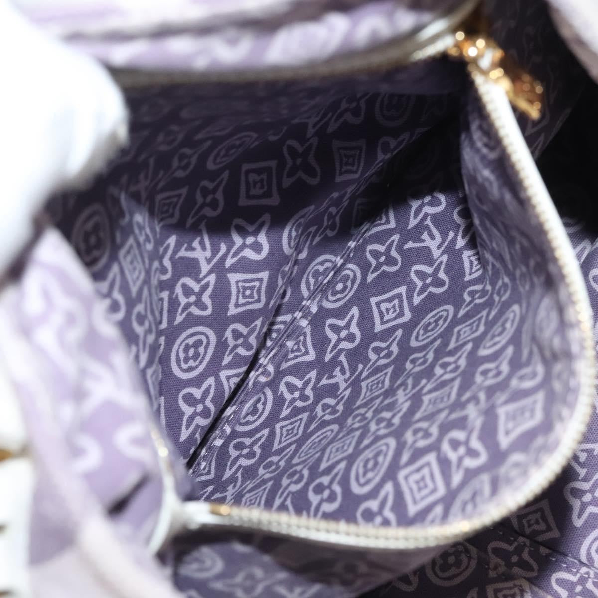 Louis Vuitton Tahitienne Cabas Canvas, PURPLE, CANVAS, Tote bag