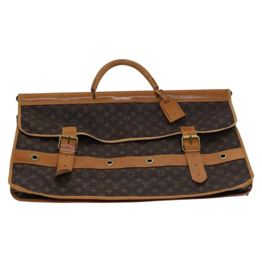 Louis Vuitton Sac Chasse Hunting Bag Monogram Canvas, BROWN, CANVAS, Travel bag