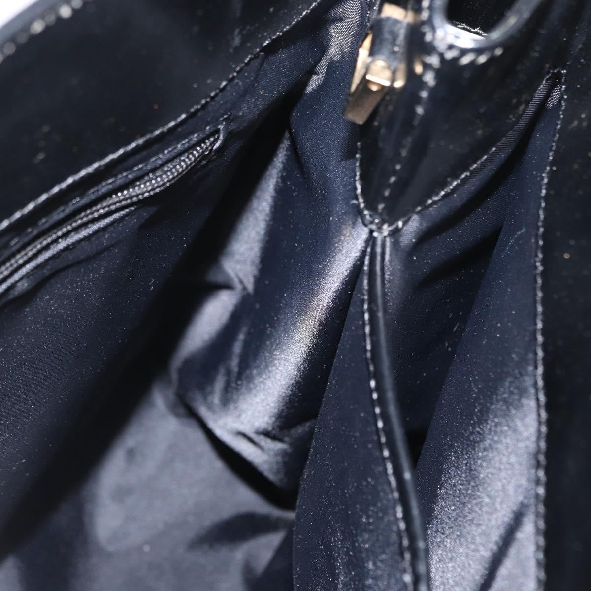 Gucci Vintage Handbag Leather, BLACK, LEATHER, Handbag