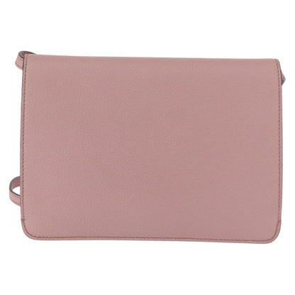 Gucci Jackie Soft Flap Shoulder Bag Leather, PINK, LEATHER, Shoulder bag