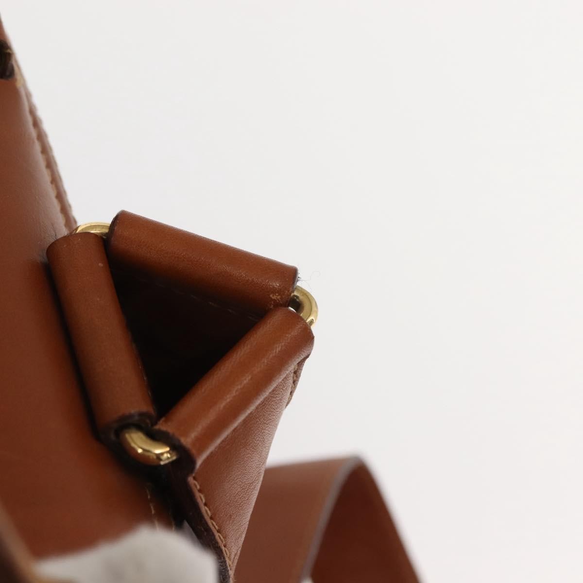 Gucci Vintage Bamboo Backpack Leather, BROWN, LEATHER, Backpack