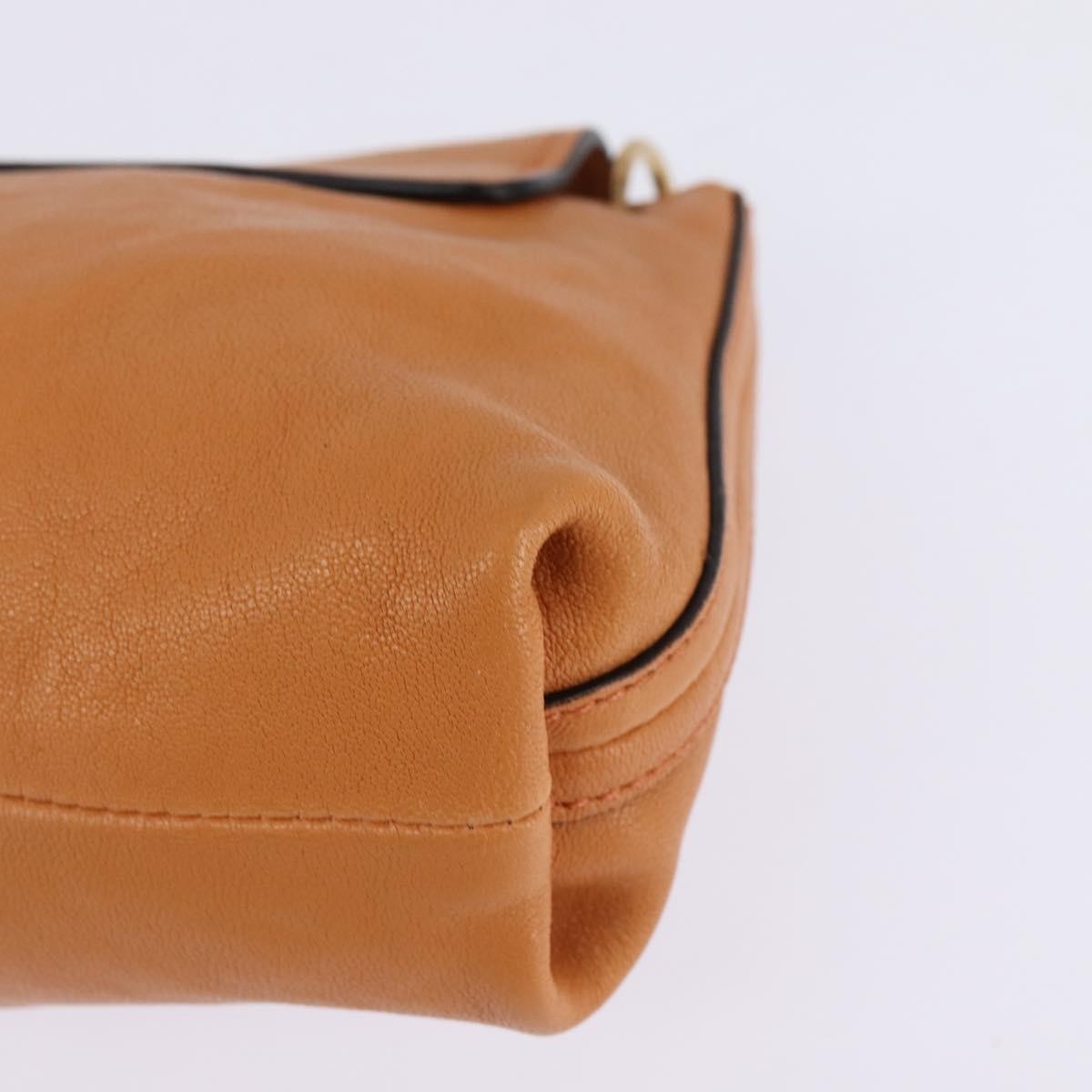 Chloe Elsie Crossbody Bag Leather, ORANGE, LEATHER, Shoulder bag