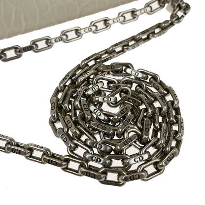 Christian Dior J'Adior Flap Bag Canyon Grained Lambskin with Mosaic Detail, WHITE, LEATHER, Shoulder bag