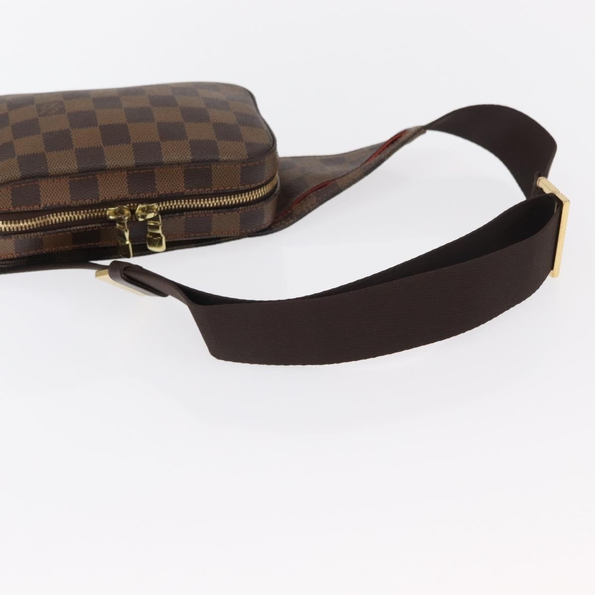 Louis Vuitton Geronimos Waist Bag Damier, BROWN, CANVAS, Shoulder bag