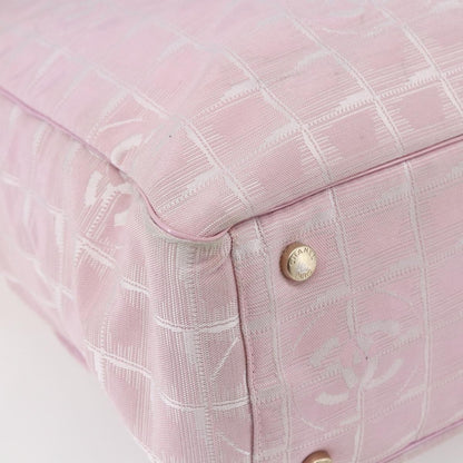 Chanel Travel Line Tote Nylon, PINK, NYLON, Tote bag