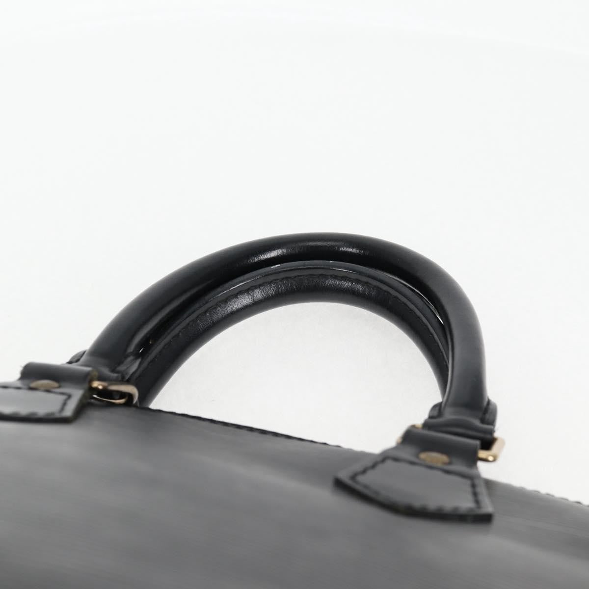 Louis Vuitton Alma Handbag Epi Leather, BLACK, LEATHER, Handbag