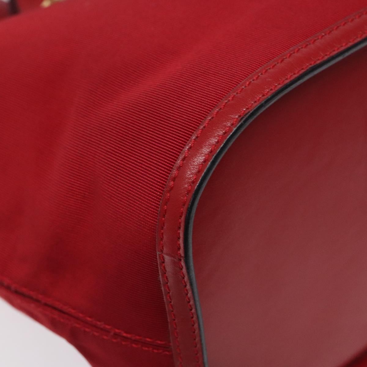 Celine Handbag Canvas, RED, CANVAS, Handbag