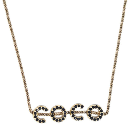 Chanel Coco Long Necklace Gold-plated, GOLD, GOLD_PLATED, Necklace