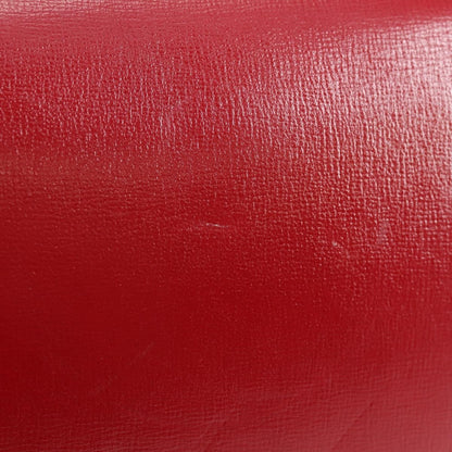 Gucci GG Ring Shoulder Bag Leather, RED, LEATHER, Shoulder bag