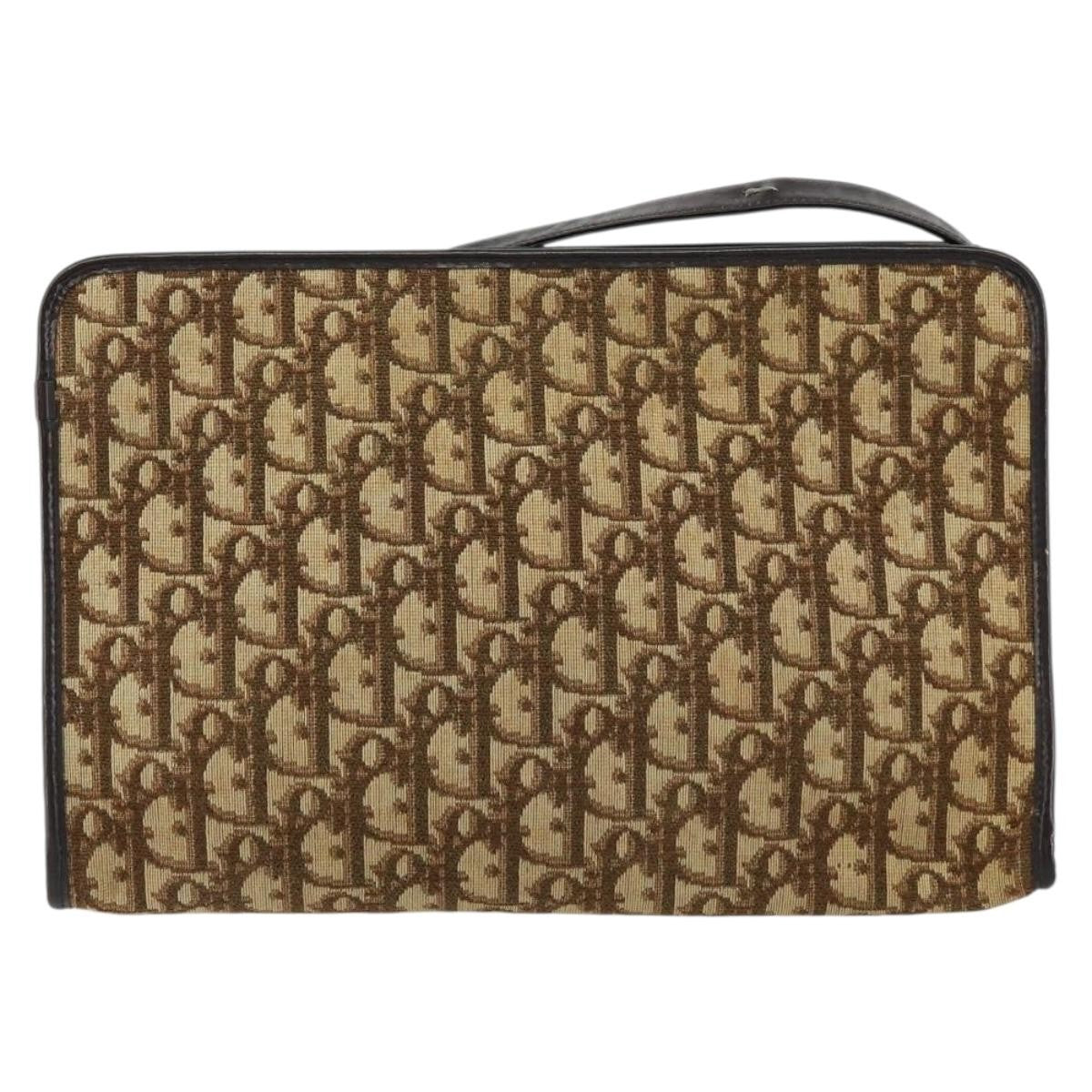 Christian Dior Trotter shoulder bag Canvas, BEIGE, CANVAS, Shoulder bag